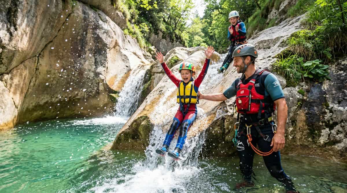 Âge, niveau et sécurité en canyoning