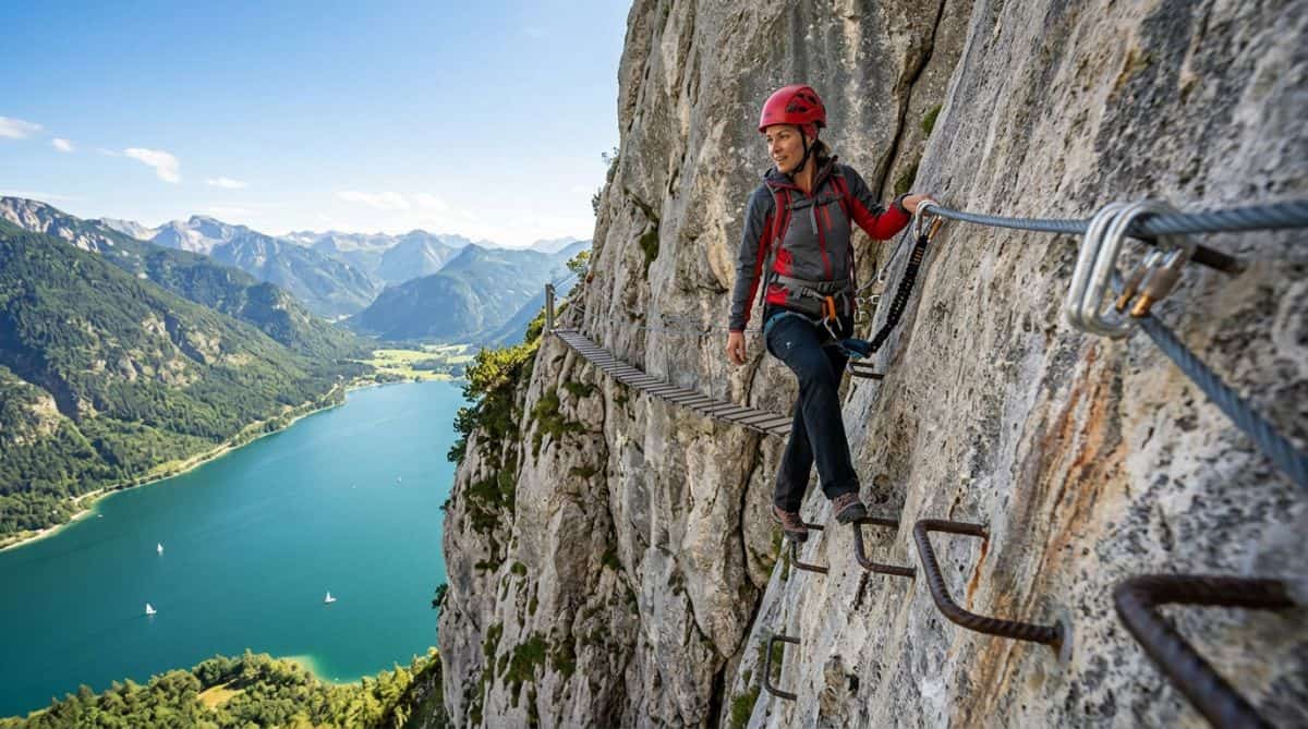 La via ferrata autour d'Annecy