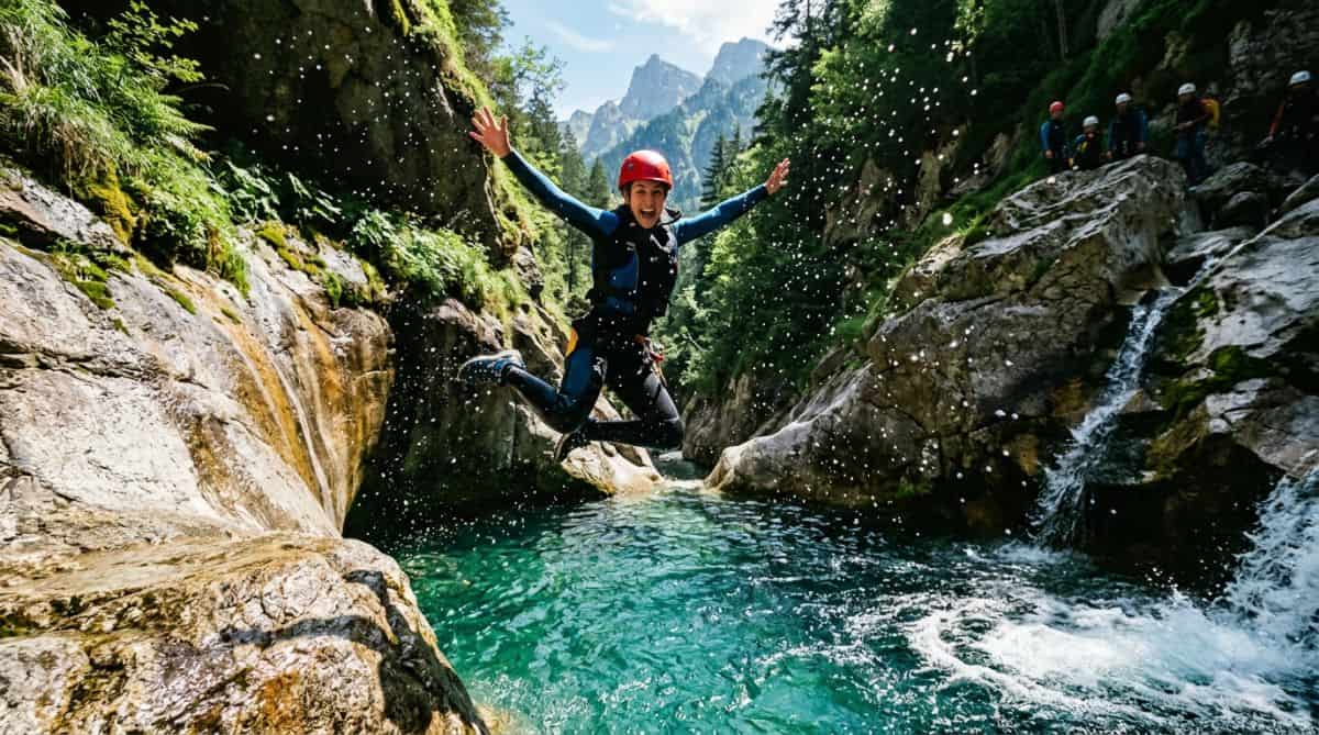 Le canyon de Montmin près d'Annecy