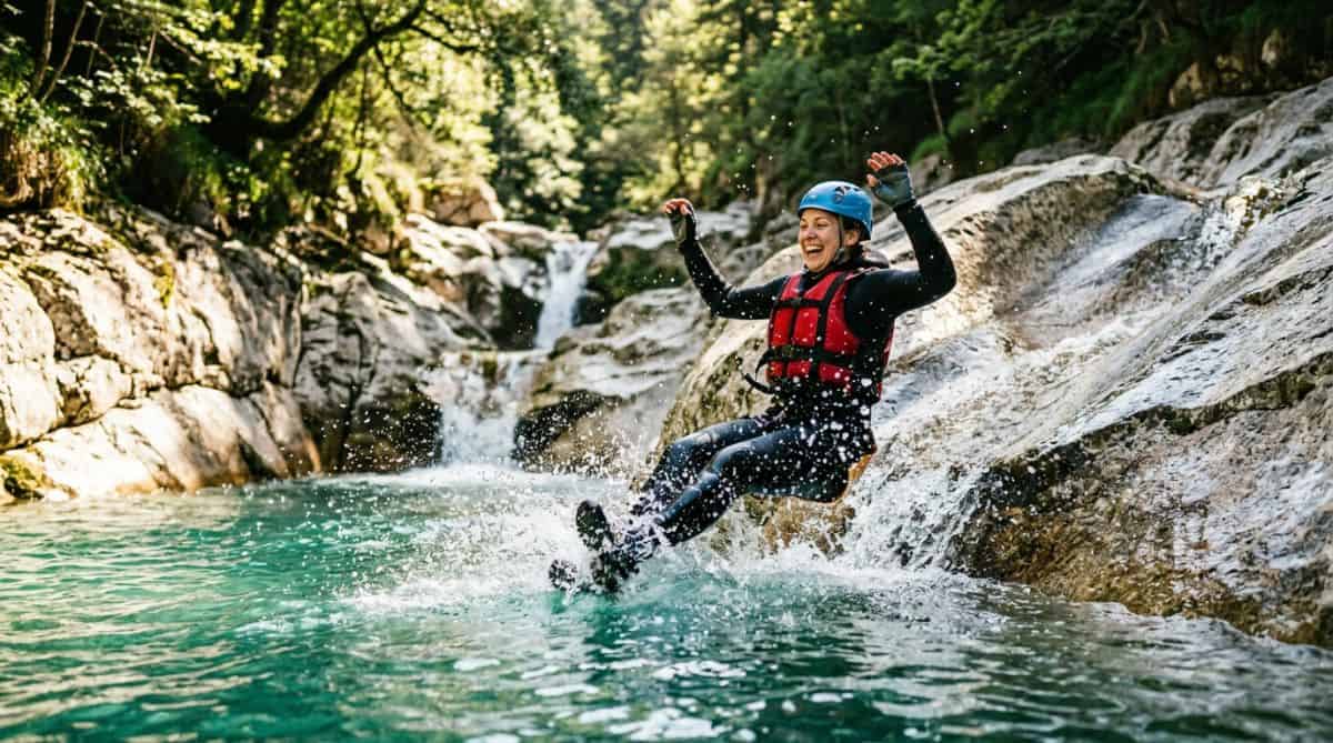 Le canyoning débutant à Annecy