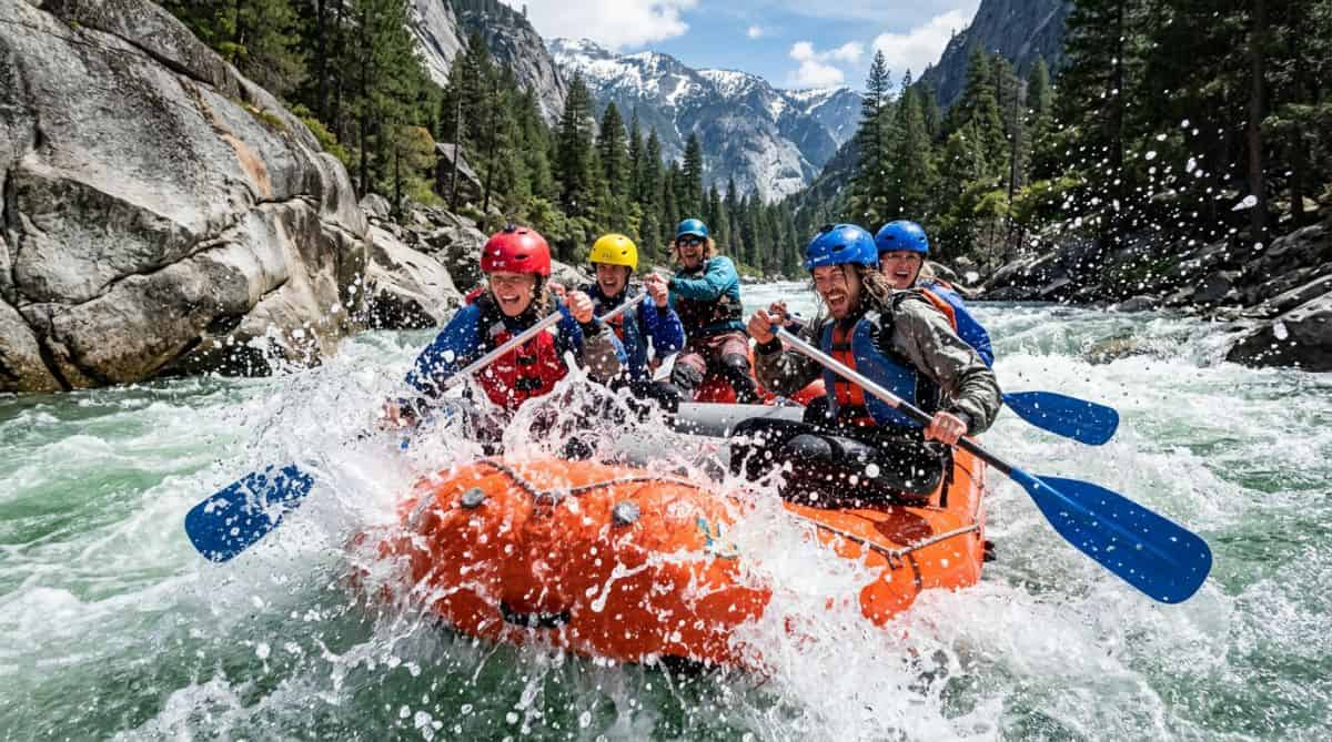 Le rafting et les eaux vives près d'Annecy