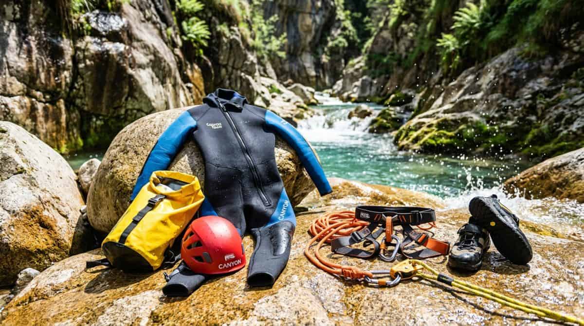 Quel équipement pour le canyoning